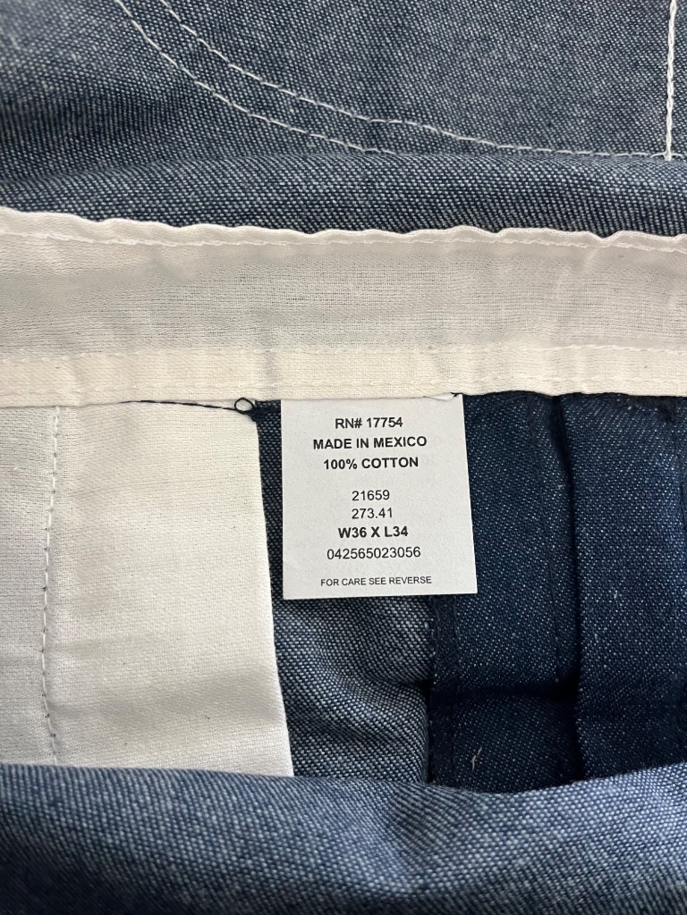 Key Imperial Denim Overalls - Mens 36" x 34" - Unlined - Picture 5 of 5